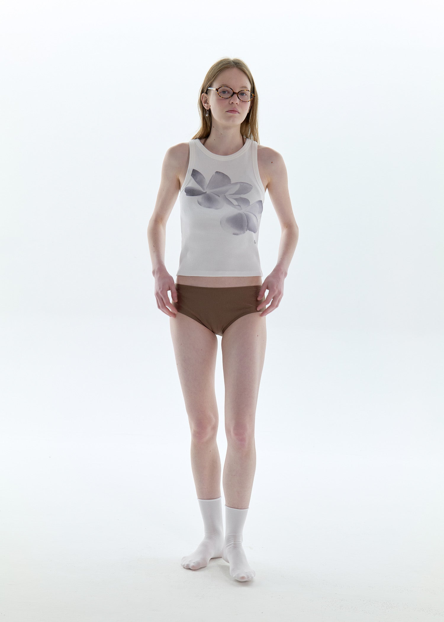【PISCESS】Flower Sleeveless Top - 4 colors