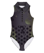 【odlyworkshop】Polka Collar Swimsuit