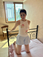 【THE PORTA】ROSE SLEEVELESS TOP - 2 colors