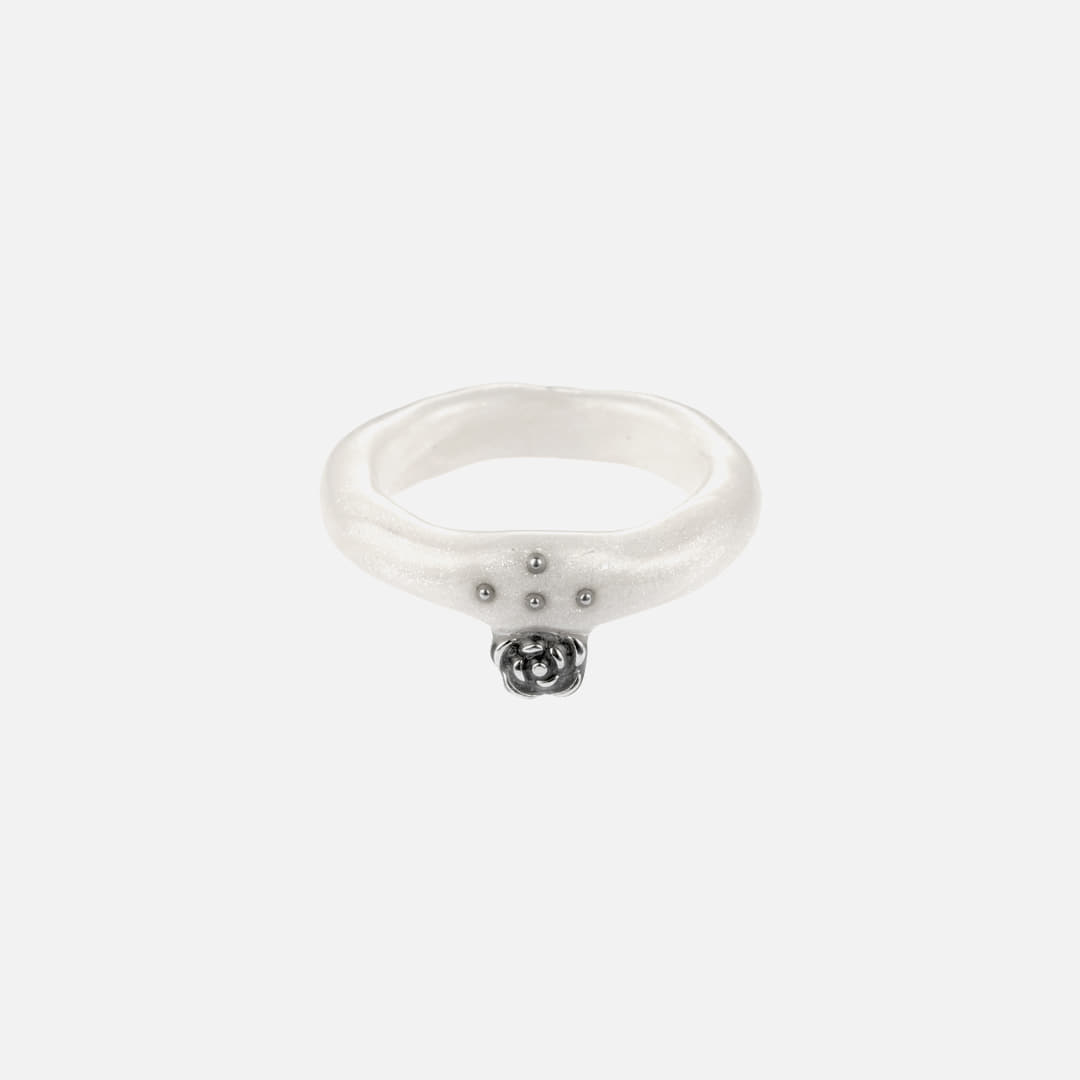 【NFF】rose drop ring - 2 colors