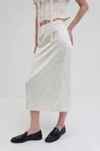 【overdue flair】JACQUARD PENCIL SKIRT