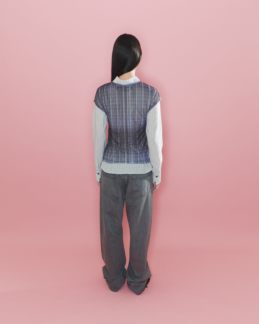【odlyworkshop】Starburst Mesh Tee