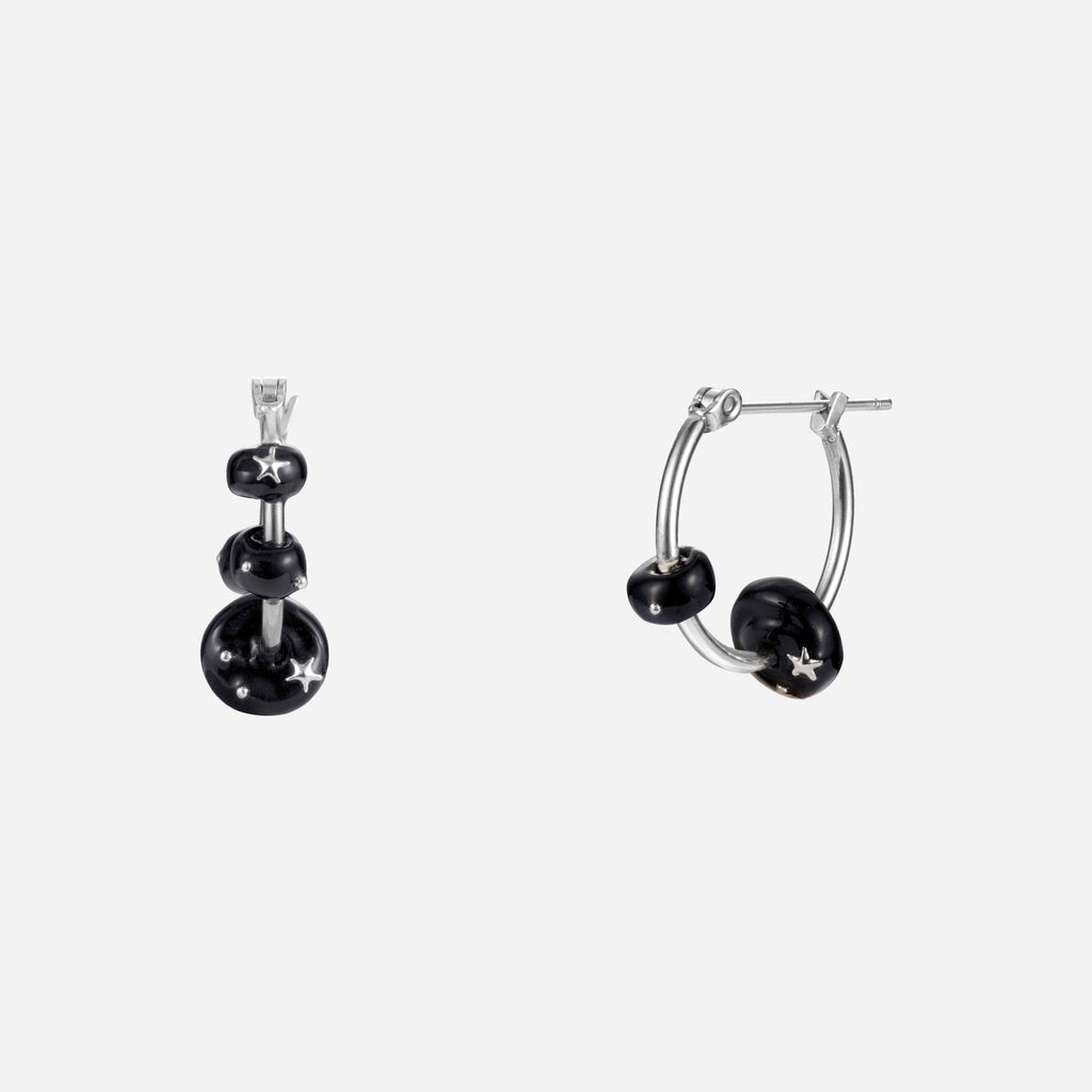 【NFF】eddy hoop earrings - 2 colors
