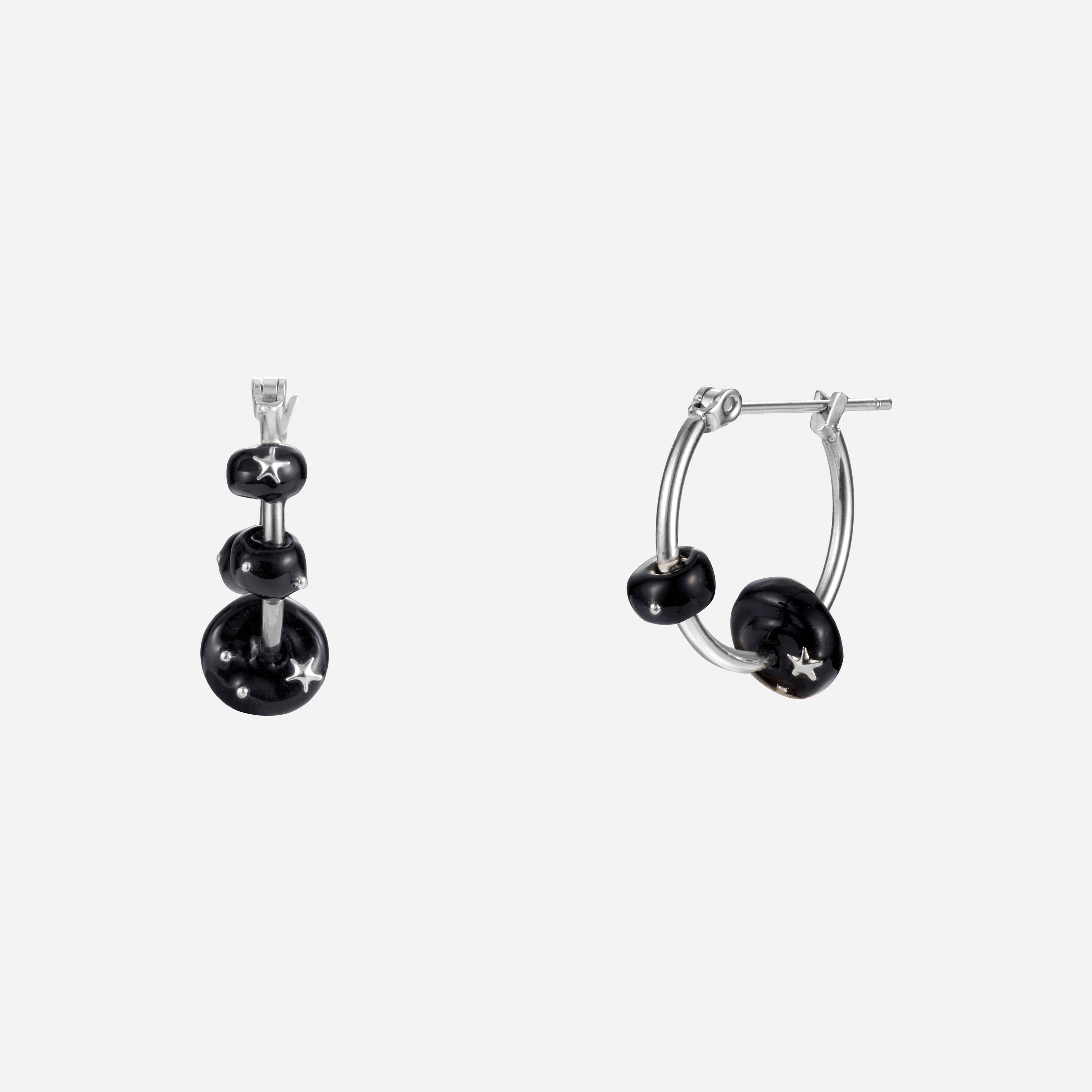 【NFF】eddy hoop earrings - 2 colors