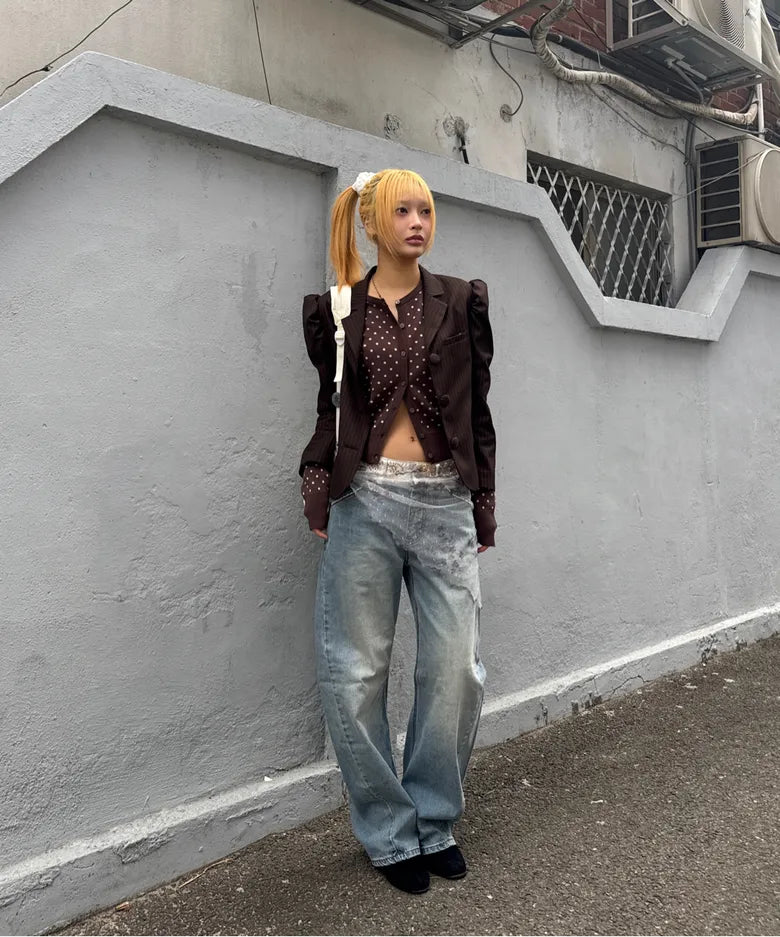 【SCULPTOR】Polka Dot Cardigan - 3 colors