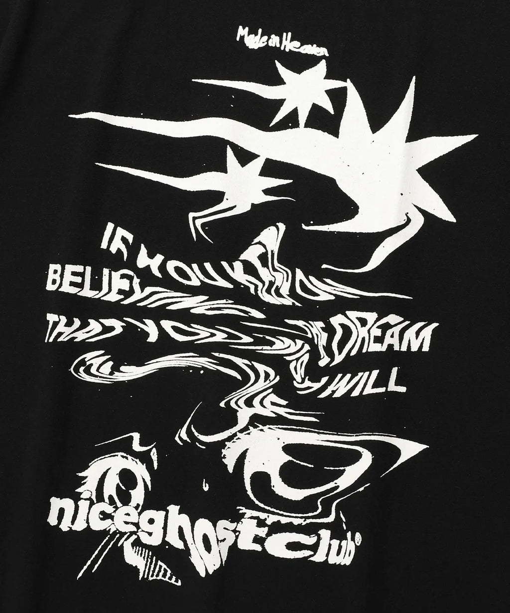 【niceghostclub】tornado logo tee [Black / White]