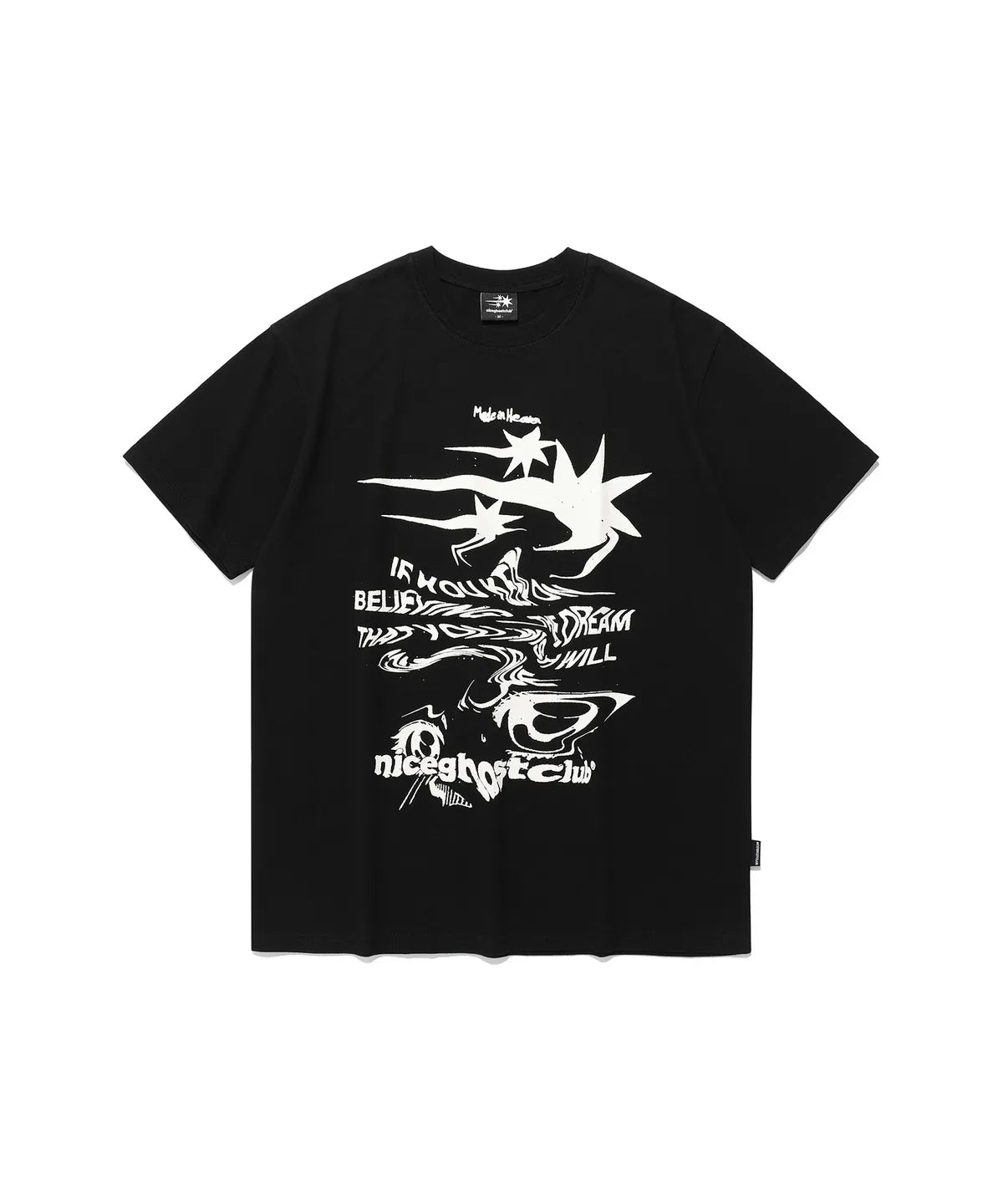 【niceghostclub】tornado logo tee [Black / White]