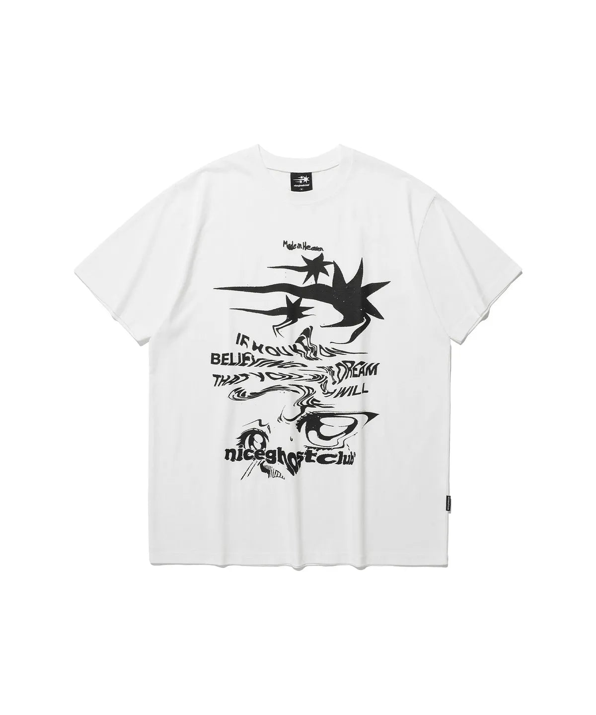 【niceghostclub】tornado logo tee [Black / White]