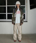 【SCULPTOR】Camouflage Mohair Zip-Up - 2 colors