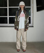 【SCULPTOR】Camouflage Mohair Zip-Up - 2 colors