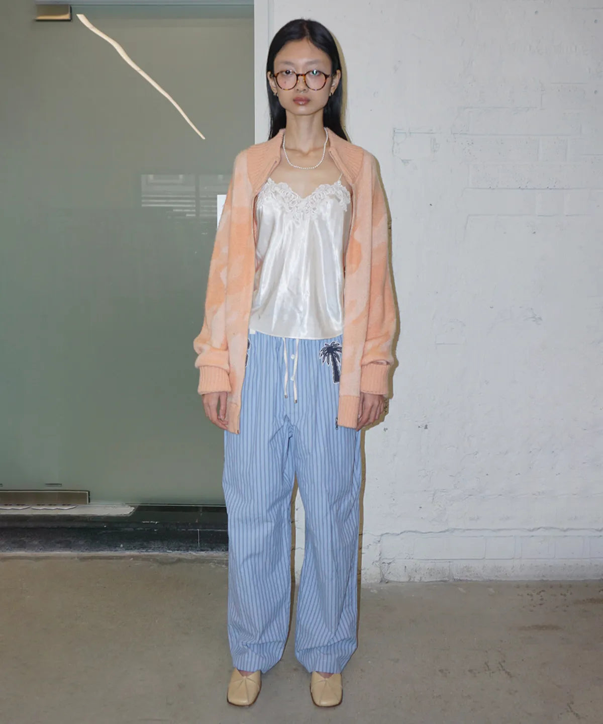 【SCULPTOR】Camouflage Mohair Zip-Up - 2 colors