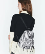 【fennec】BERRY POCKET BACKPACK [ SLIVER / BLACK ]