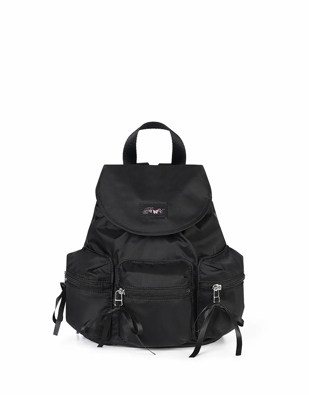 【fennec】BERRY POCKET BACKPACK [ SLIVER / BLACK ]