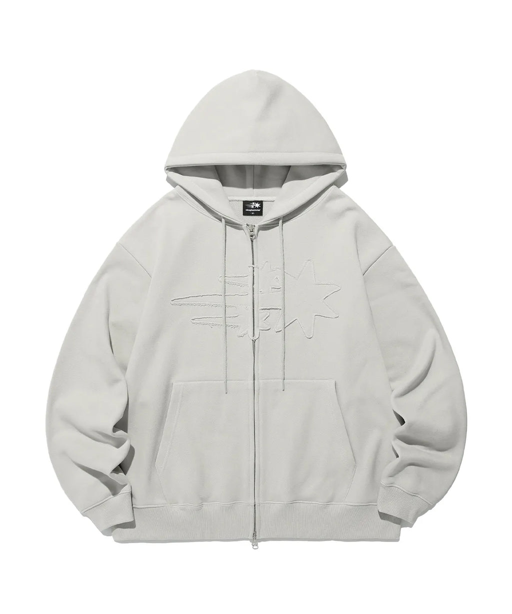 【niceghostclub】3star logo zip hoodie [6 colors]