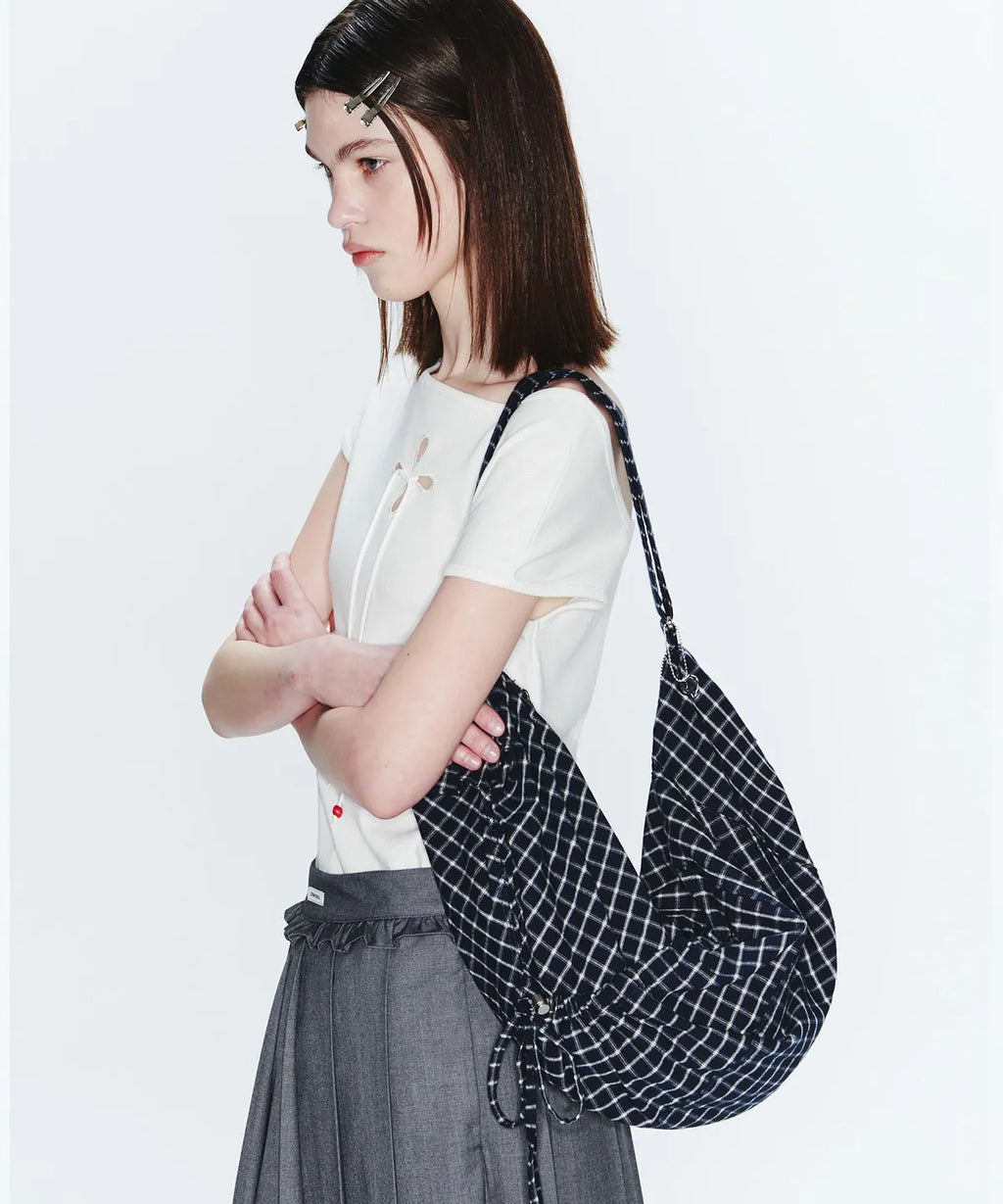 【fennec】LASSIE CHECKED BAG - 4 colors