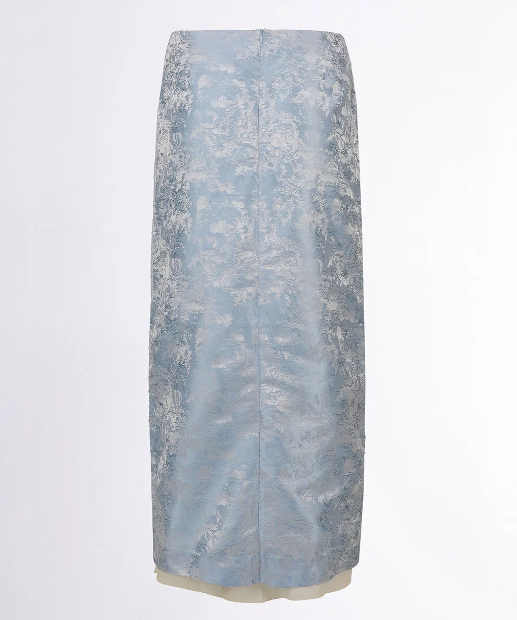 【SCULPTOR】Jacquard Layered Skirt - 2 colors