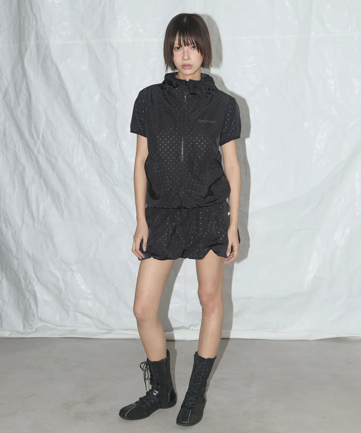 【Fancy Club】DOT BALLOON MINI SKIRT