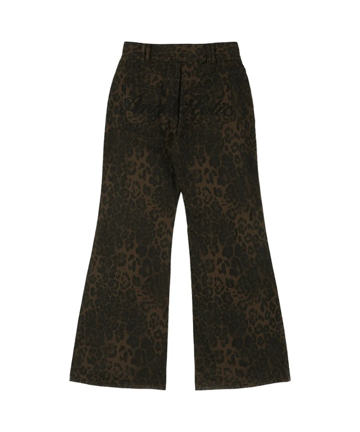 【Fancy Club】LEOPARD BOOTS CUT PANTS