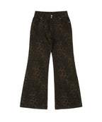 【Fancy Club】LEOPARD BOOTS CUT PANTS