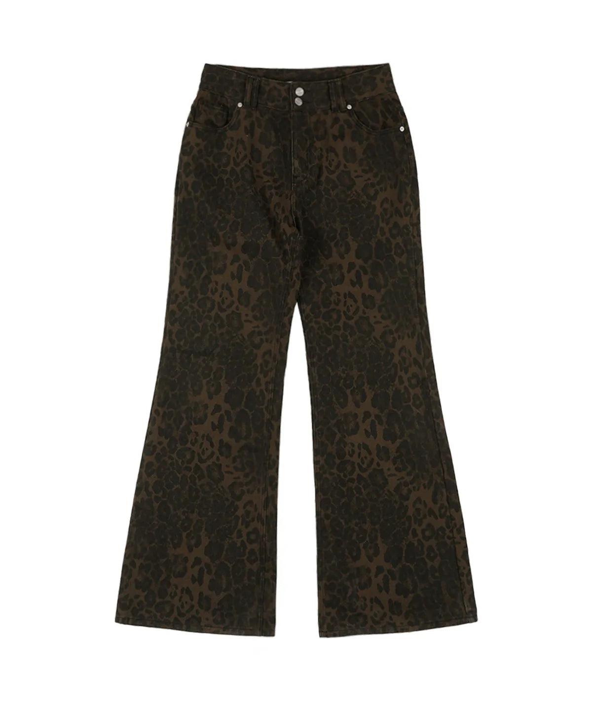 【Fancy Club】LEOPARD BOOTS CUT PANTS