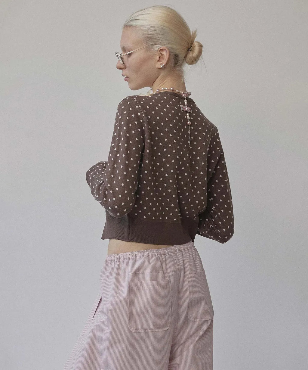 【SCULPTOR】Polka Dot Cardigan - 3 colors