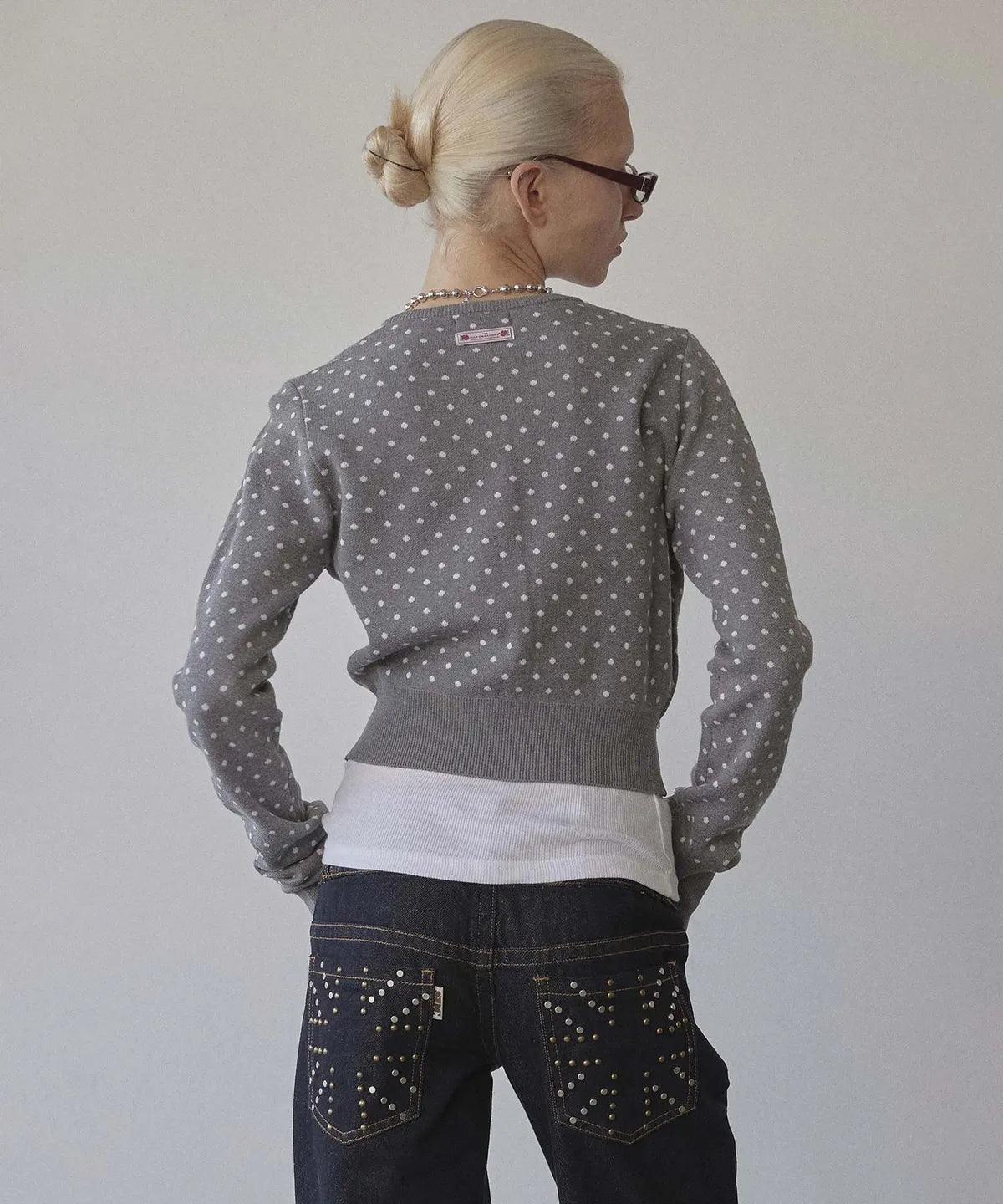 【SCULPTOR】Polka Dot Cardigan - 3 colors
