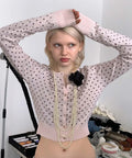 【SCULPTOR】Polka Dot Cardigan - 3 colors