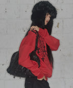 【Fancy Club】BELTED WASHING LEATHER BAG [Black / Gray / Baby Pink]