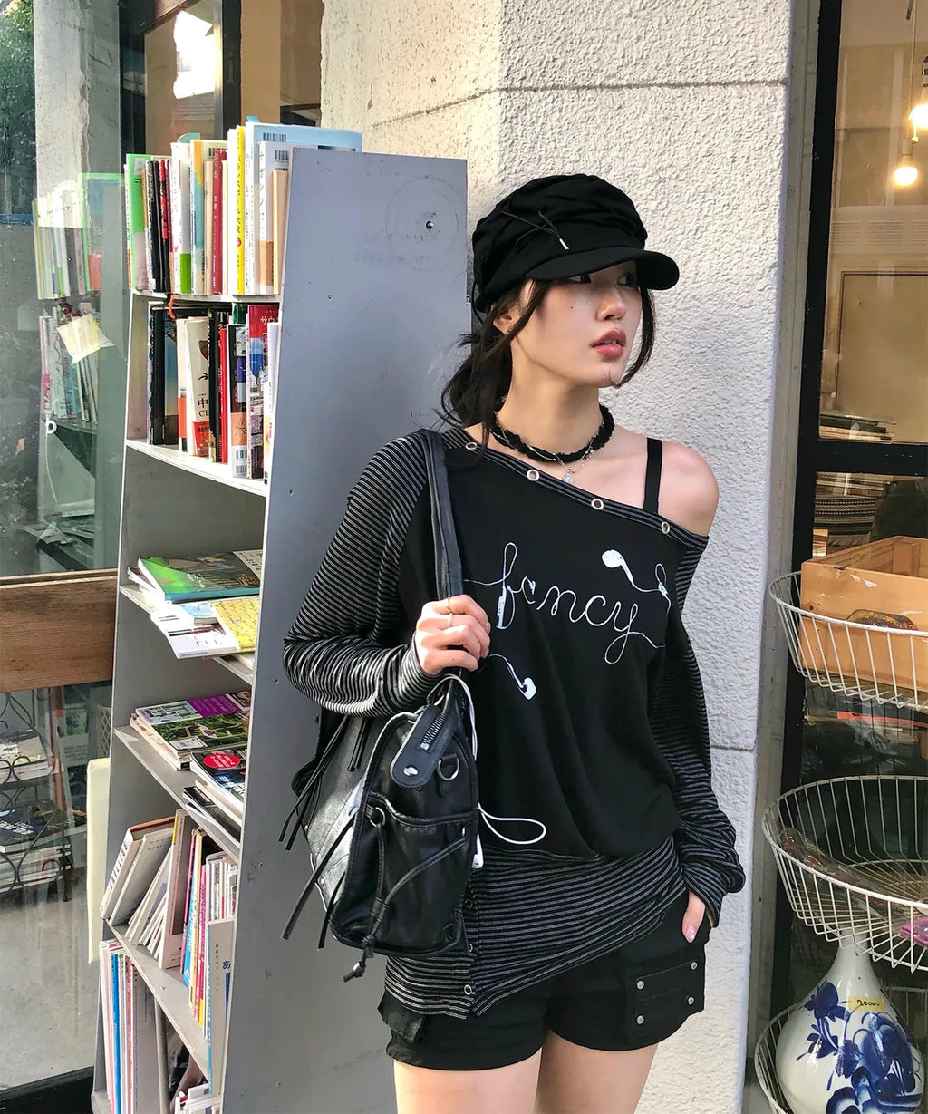 【Fancy Club】BELTED WASHING LEATHER BAG [Black / Gray / Baby Pink]