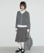 【Fancy Club】BELTED WASHING LEATHER BAG [Black / Gray / Baby Pink]
