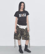 【Fancy Club】FY LEOPARD TEE [White / Red / Black]