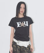 【Fancy Club】FY LEOPARD TEE [White / Red / Black]