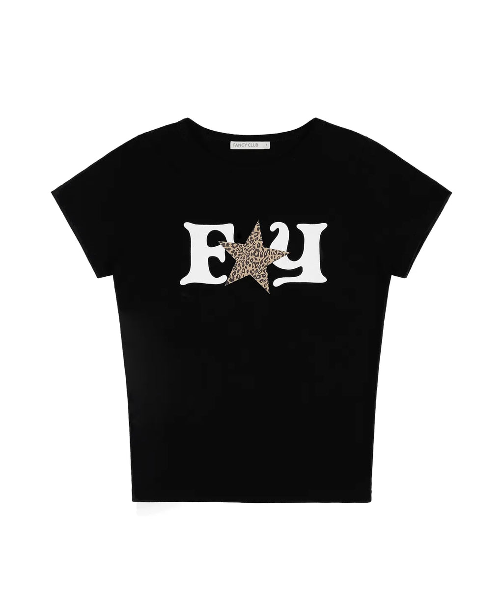 【Fancy Club】FY LEOPARD TEE [White / Red / Black]