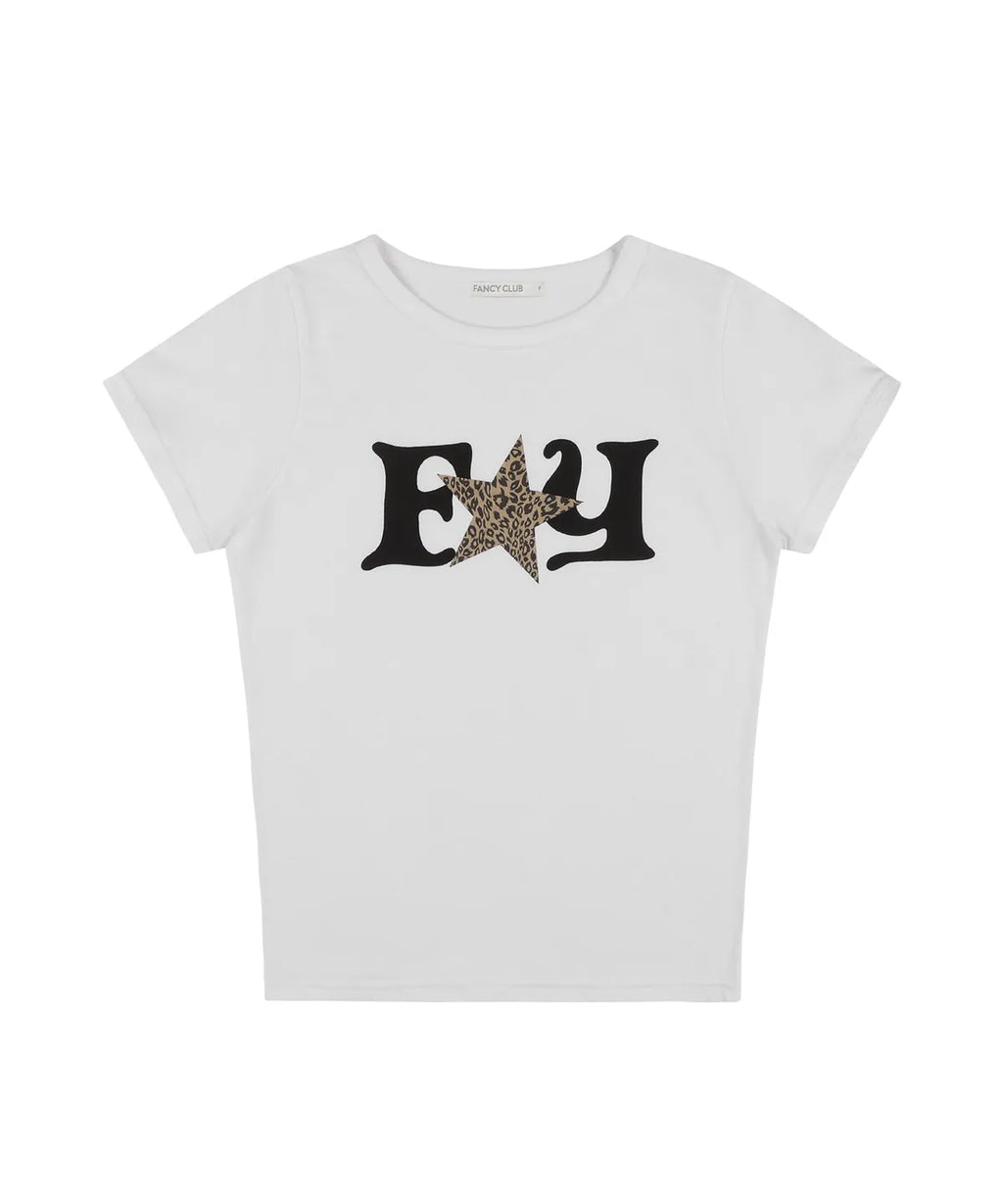 【Fancy Club】FY LEOPARD TEE [White / Red / Black]