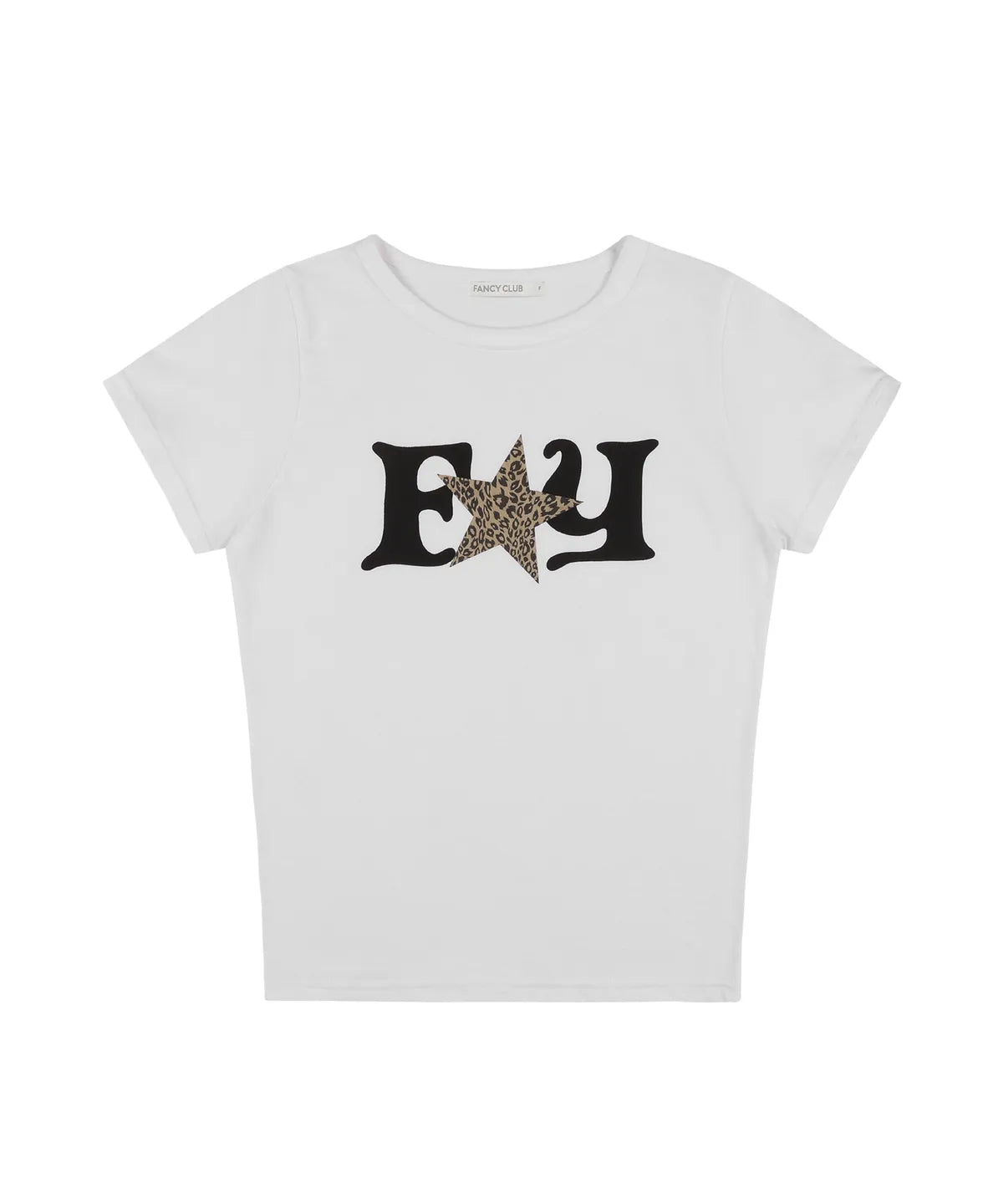 【Fancy Club】FY LEOPARD TEE [White / Red / Black]