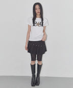 【Fancy Club】FY LEOPARD TEE [White / Red / Black]