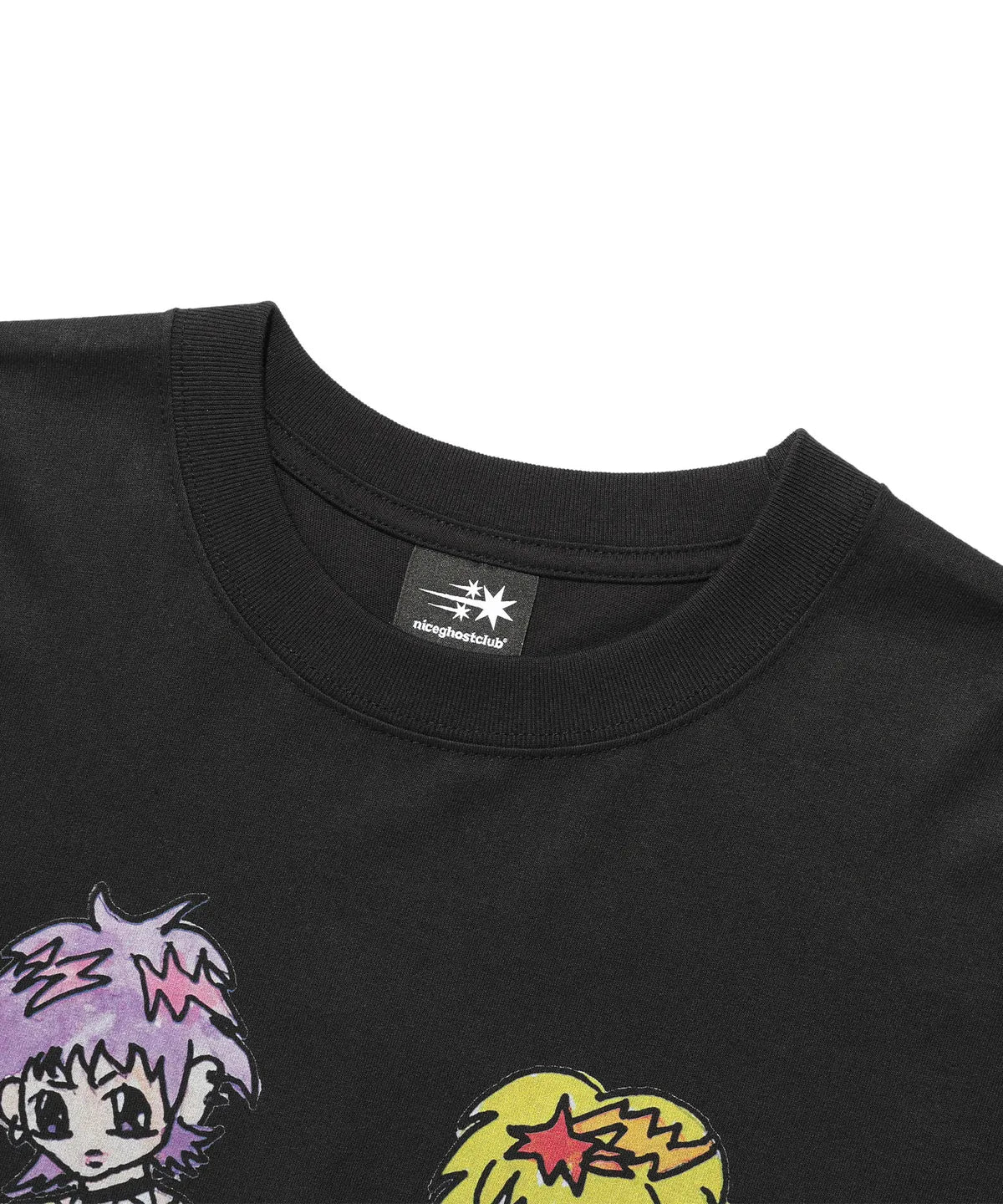 【niceghostclub】[ x soulpusssy cat ] ghostsoulgirl big big tee [white/black]