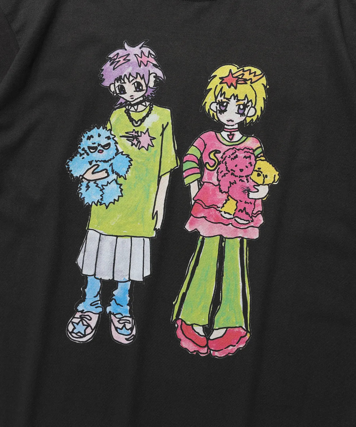 【niceghostclub】[ x soulpusssy cat ] ghostsoulgirl big big tee [white/black]