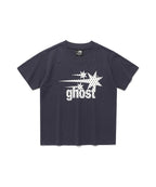 【niceghostclub】 dot symbol mini tee [ white / navy / charcoal / red ]