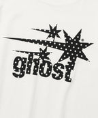 【niceghostclub】 dot symbol mini tee [ white / navy / charcoal / red ]