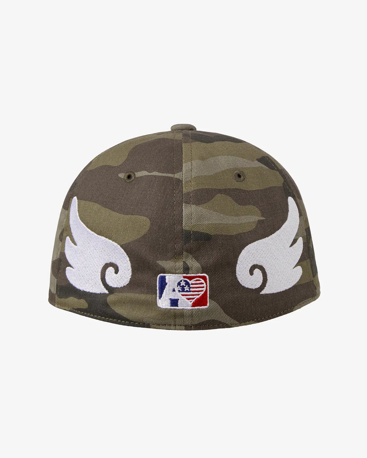 【aeae】AE SYMBOL ANGEL WING CAP [ CAMO / GREY ]