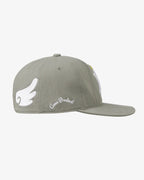 【aeae】AE SYMBOL ANGEL WING CAP [ CAMO / GREY ]