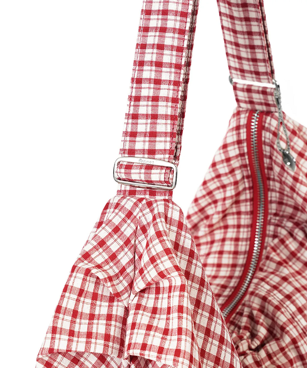 【fennec】LASSIE CHECKED BAG - 4 colors