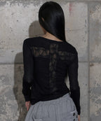 【Fancy Club】BACK CROSS LONG SLEEVE - 2 colors