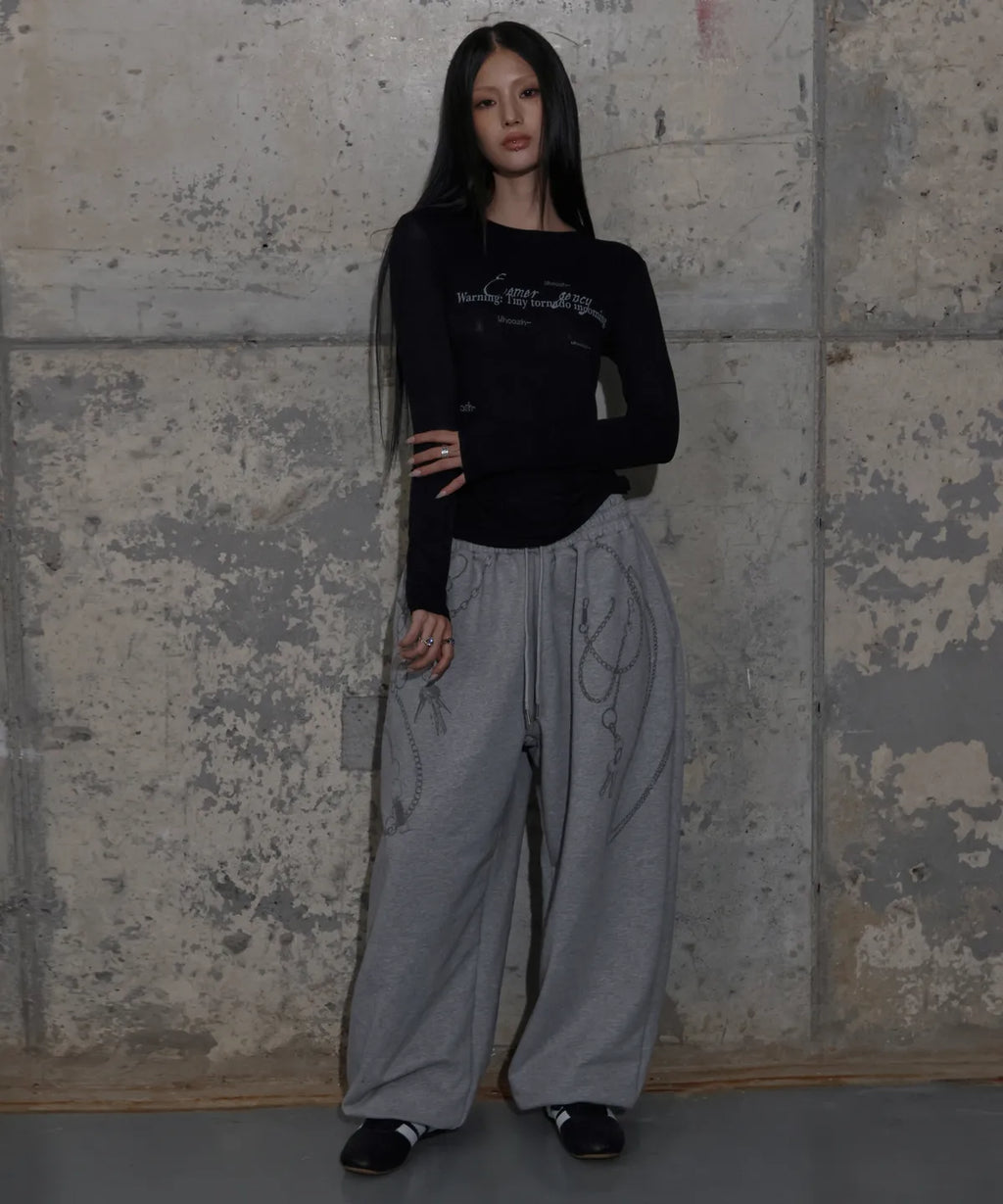 【Fancy Club】BACK CROSS LONG SLEEVE - 2 colors