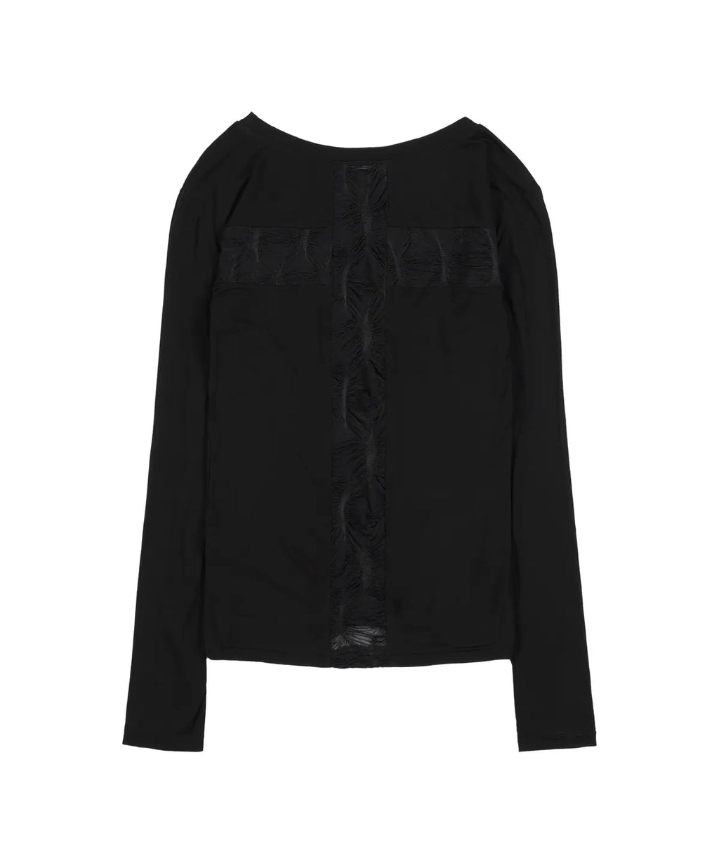 【Fancy Club】BACK CROSS LONG SLEEVE - 2 colors