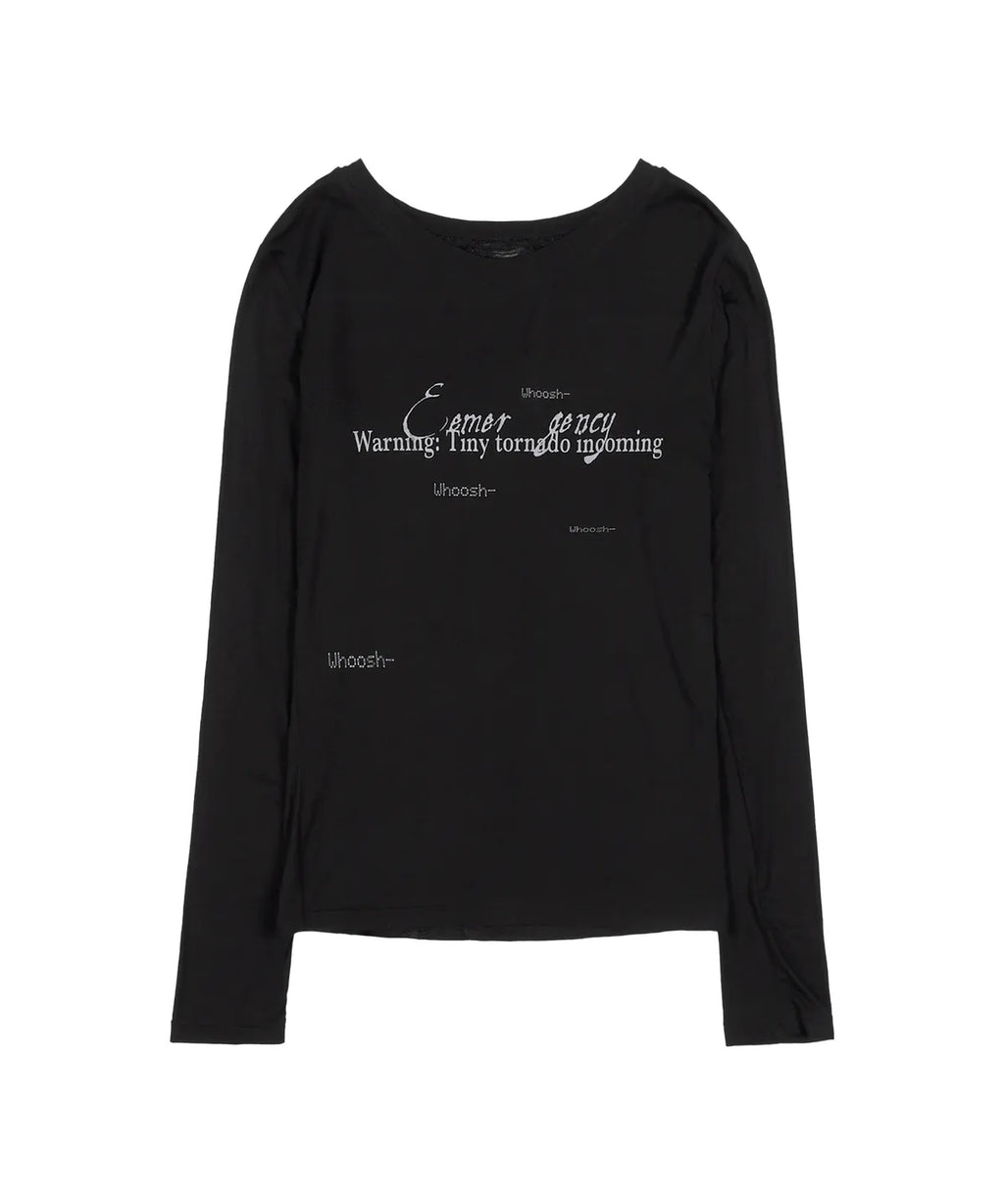 【Fancy Club】BACK CROSS LONG SLEEVE - 2 colors
