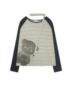 【Fancy Club】MY BEAR OFF-SHOULDER [Pink / Blue]