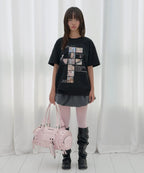 【Fancy Club】 DAMAGE FEARLESS TEE [White / Charcoal / Black]
