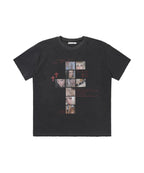 【Fancy Club】 DAMAGE FEARLESS TEE [White / Charcoal / Black]